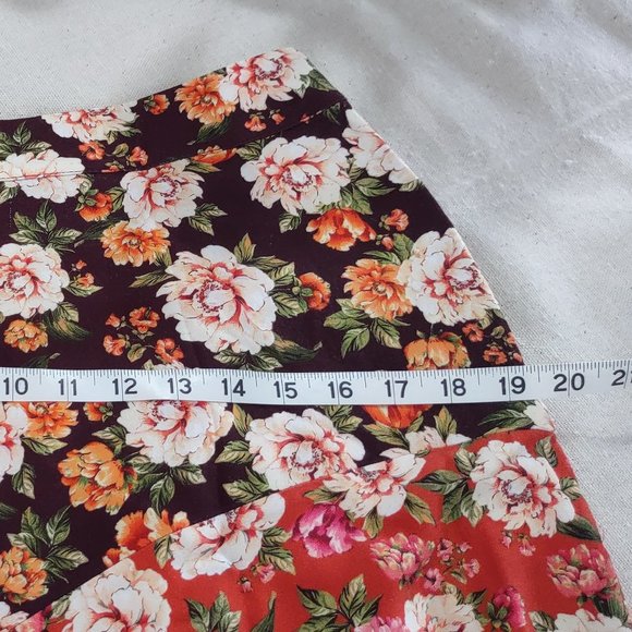 Farm Rio Patchwork Floral Printed Midi Skirt for Anthropologie Sz. Small - Picture 10 of 13